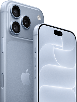 iPhone 18 Pro, glacier, front and back view showing Ceramic Shield, triple camera system